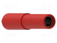 Adapter; 36A; 60V; 30VAC; red; Plating: nickel plated; 4mm ELECTRO-PJP