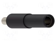 Adapter; 36A; 60V; 30VAC; black; Plating: nickel plated; 8mm ELECTRO-PJP