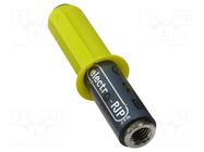Adapter; black; 2A; 91mm; banana 4mm socket,M12 female socket ELECTRO-PJP