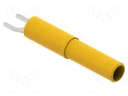 Adapter; yellow; 60VDC; 36A; 41mm; Type: non-insulated; 30VAC ELECTRO-PJP