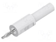 Adapter; white; 60VDC; 36A; 46mm; Type: non-insulated; 30VAC ELECTRO-PJP