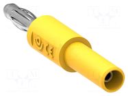 Adapter; yellow; 60VDC; 10A; 53mm; Type: non-insulated; 30VAC ELECTRO-PJP