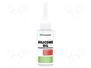 Oil; colourless; silicone; liquid; plastic container; 50ml AG TERMOPASTY