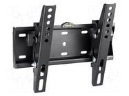 Holder; for wall mounting; 30kg; 23÷42"; black GEMBIRD