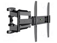Holder; for wall mounting; 36.4kg; 32÷58"; black GEMBIRD