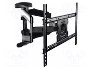 Holder; for wall mounting; 45.5kg; 32÷75"; black; 600x400mm GEMBIRD