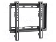 Holder; for wall mounting; 35kg; 23÷42"; black; permanent GEMBIRD