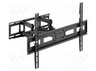 Holder; for wall mounting; 40kg; 37÷80"; black GEMBIRD