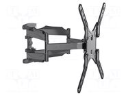 Holder; for wall mounting; 36.4kg; 32÷60"; black GEMBIRD