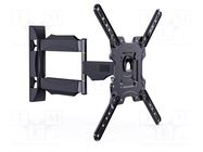 Holder; for wall mounting; 32kg; 32÷55"; black GEMBIRD