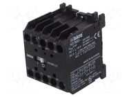 Contactor: 4-pole; for DIN rail mounting; Leads: screw terminals ISKRA