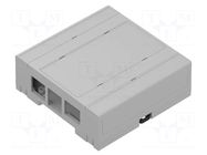Enclosure: for computer; Raspberry Pi 5; light grey; X: 89.4mm KRADEX