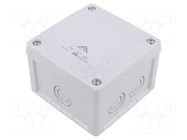 Enclosure: junction box; X: 102mm; Y: 102mm; Z: 70mm; polycarbonate SPELSBERG