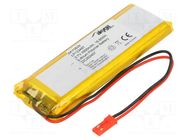 Re-battery: Li-Po; 3.7V; 4500mAh; cables,JST SYP-02T-1 socket AKYGA BATTERY