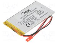 Re-battery: Li-Po; 3.7V; 1800mAh; cables,JST SYP-02T-1 socket AKYGA BATTERY