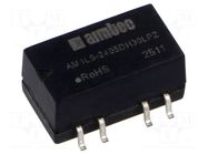 Converter: DC/DC; 1W; Uin: 21.6÷26.4VDC; Uout: 5VDC; Uout2: -5VDC AIMTEC
