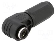 Connector: DC supply; plug; ES-350A; 1.5kV; PIN: 1; IP67; for cable DEGSON ELECTRONICS