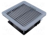Fan: AC; axial; 230VAC; 40÷63m3/h; 42dBA; ball; IP54; 155x155x66.2mm FINDER