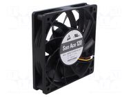 Fan: DC; axial; 48VDC; 120x120x25mm; 306.6m3/h; 59dBA; ball; 5400rpm SANYO DENKI