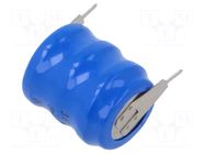 Re-battery: Ni-MH; 3.6V; 80mAh; 2pin; Ø15.5x19.3mm; Temp: -20÷65°C AKYGA BATTERY