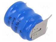 Re-battery: Ni-MH; 3.6V; 80mAh; 3pin; Ø15.5x19.3mm; Temp: -20÷65°C AKYGA BATTERY