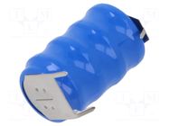 Re-battery: Ni-MH; 4.8V; 80mAh; 3pin; Ø15.5x25.3mm; Temp: -20÷65°C AKYGA BATTERY