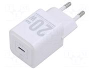 Power supply: switching; mains,plug-in; 5÷12VDC; 20W; white; 3A VENTION