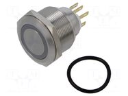 Switch: vandal resistant; Pos: 2; SPDT; 3A/220VAC; 5A/24VDC; IP65 ONPOW