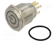 Switch: vandal resistant; Pos: 2; SPDT; 3A/220VAC; 5A/24VDC; IP65 ONPOW