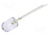 LED; orange; 8mm; 5800÷7000mcd; 30°; Front: convex; 2.1÷2.6VDC OPTOSUPPLY