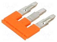 Comb bridge; Entrelec; orange TE Connectivity