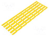 Markers; 4.1÷4.9mm; polyamide 66; yellow; -40÷100°C; leaded; SF WEIDMÜLLER