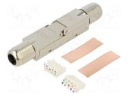 Connector: RJ45; coupler; shielded; 8p8c; 26AWG÷22AWG; for cable LOGILINK