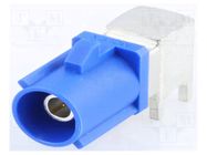Connector: FAKRA; socket; male; angled 90°; THT MOLEX