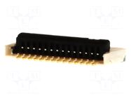 Connector: FFC/FPC; gold-plated; SMT; 500mA; 50V; FBH1; PIN: 14 MOLEX