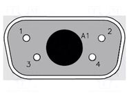 Connector: Special D-Sub; PIN: 5,5(1+4); socket,plug; female; 5/1 MOLEX