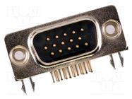 PIN: 15; male; plug; angled MOLEX