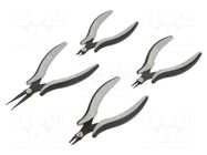 Kit: pliers; ESD; case; 4pcs. PIERGIACOMI