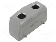 Enclosure for connectors: HDC; size H-B 24; for cable; straight LAPP