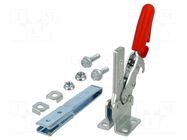 Vertical clamps; stainless steel; 1.1kN; 283mm; Size: 230 ELESA+GANTER
