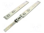 Ball guide; zinc plated steel; L: 350mm; 25kg; silent closing GTV Poland