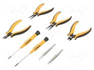 Kit: general purpose; Kit: tweezers,pliers,screwdrivers; bag PIERGIACOMI
