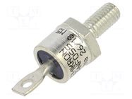 Diode: rectifying; 1800V; 26A; anode to stud; DO203AA,E8; M5x0,8 SEMIKRON DANFOSS