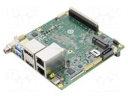 Single-board computer; x86-64; 8GBRAM,64GBeMMC; 12VDC; 106x106mm AAEON