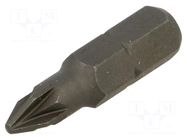 Screwdriver bit; Pozidriv®; PZ1; Overall len: 25mm KING TONY