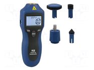 Tachometer; Resol: 0,1rpm @ 2÷9999,9rpm,1rpm @ 10000÷99999rpm PCE INSTRUMENTS