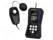 Light meter; 0÷400klx; Resol: 1lux; USB micro; -10÷50°C; IP20 PCE INSTRUMENTS