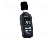 Meter: sound level; LCD; Sound level: 35÷135dB; 31.5÷8000Hz; 75g PCE INSTRUMENTS
