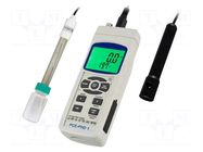 Meter: water conductivity; LCD; 0÷60°C; RS232 PCE INSTRUMENTS