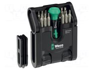 Kit: general purpose; hex key,Phillips,Pozidriv®,slot,Torx® WERA
